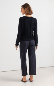 Boomerang - LOPPAN SWEATER - Midnight blue