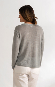 Boomerang - LOLLO LINEN SWEATER - Ash