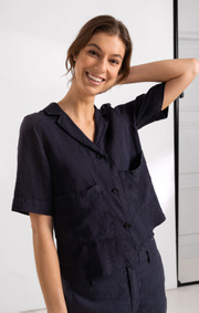 Boomerang - TUVA BLAZE SHIRT - Night sky