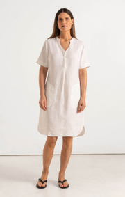 Boomerang - BETTAN LINEN DRESS - White