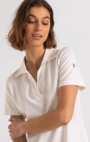 Boomerang - HANNA PIQUET DRESS - White