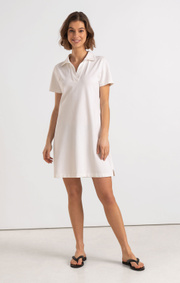 Boomerang - HANNA PIQUET DRESS - White