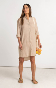 Boomerang - BEA LINEN DRESS - Panama