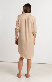 Boomerang - BEA LINEN DRESS - Panama
