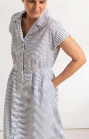 Boomerang - PIPPI POPLIN DRESS - Blue depth