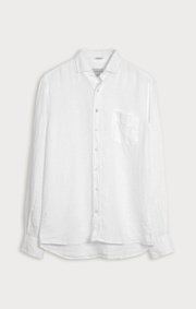 Boomerang - LINUS LINEN SHIRT - White