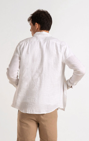 Boomerang - LINUS LINEN SHIRT - White