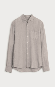 Boomerang - LINUS LINEN SHIRT - Ash