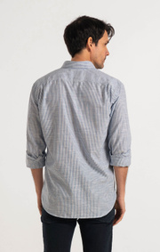 Boomerang - WILMER STRIPE SHIRT - Blue nile