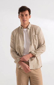 Boomerang - WILMER STRIPE SHIRT - Dust
