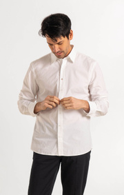 Boomerang - PETER POPLIN SHIRT - White
