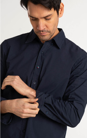 Boomerang - PETER POPLIN SHIRT - Midnight blue