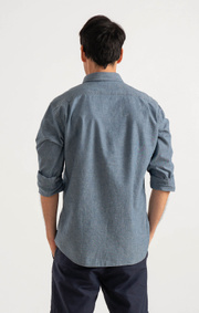 Boomerang - DANNE DENIM OXFORD SHIRT - Light indigo
