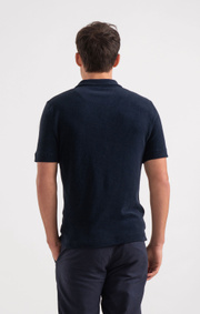 Boomerang - TERRY VACAY POLOSHIRT - Night sky