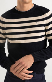 Boomerang - BERNT SWEATER - Midnight blue