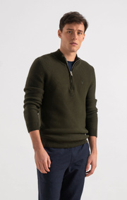 Boomerang - ALBIN HALF ZIP SWEATER - Urban jungle