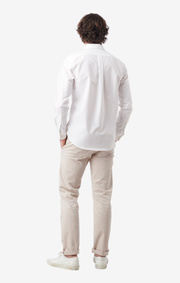Boomerang - Steve satin chino - Putty
