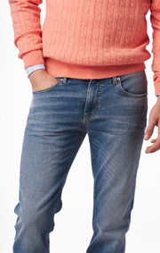 Oscar mid wash stretch denim