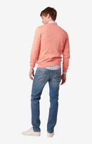 Oscar mid wash stretch denim