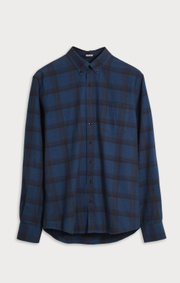 Boomerang - PEDER BOOMWOOL SHIRT - Midnight blue