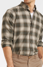 Boomerang - PONTUS BOOMWOOL SHIRT - Bio green