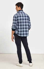 Boomerang - PONTUS BOOMWOOL SHIRT - Midnight blue