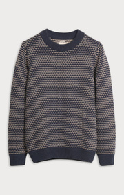 Boomerang - ISBJÖRN NORDIC BOOMWOOL SWEATER - Midnight blue