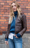 INDIGO HALFZIP SWEATER