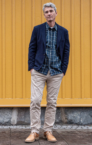 Boomerang - SOFT WOOL BLAZER - Night sky