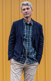 Boomerang - CHECKED INDIGO SHIRT - Midnight blue