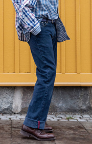 Boomerang - 5-POCKET CORD JEANS - Indigo