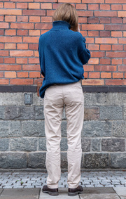 Boomerang - INDIGO POLO SWEATER - Indigo