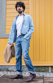 Boomerang - CHAMBRAY SHIRT - Indigo