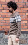 JAQUARD WOOL SWEATER MELANGE