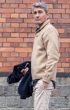 WOOL SWEATER WITH SHAWL COLLAR