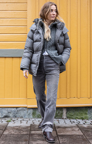 Boomerang - ALEXANDRA DOWN JACKET SOFT - Grey melange