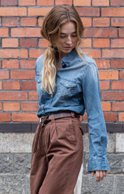 Boomerang - WESTERN DENIM SHIRT - Indigo