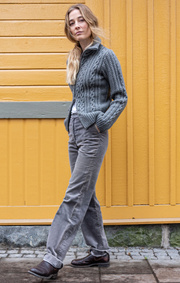Boomerang - CORDCHINOS SOFT - Grey melange